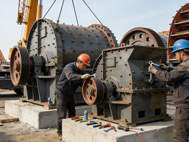 On-site Installation of Mineral Processing Equipment in Africa