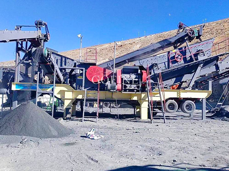 Customer Site at a Copper Mine Beneficiation Production Line