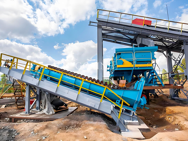 Lithium ore beneficiation production line