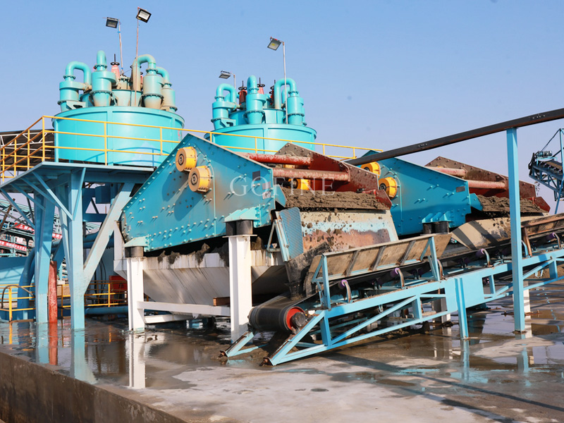 Quartz ore beneficiation production line