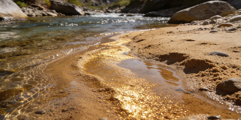 Alluvial Gold Mining in Streams