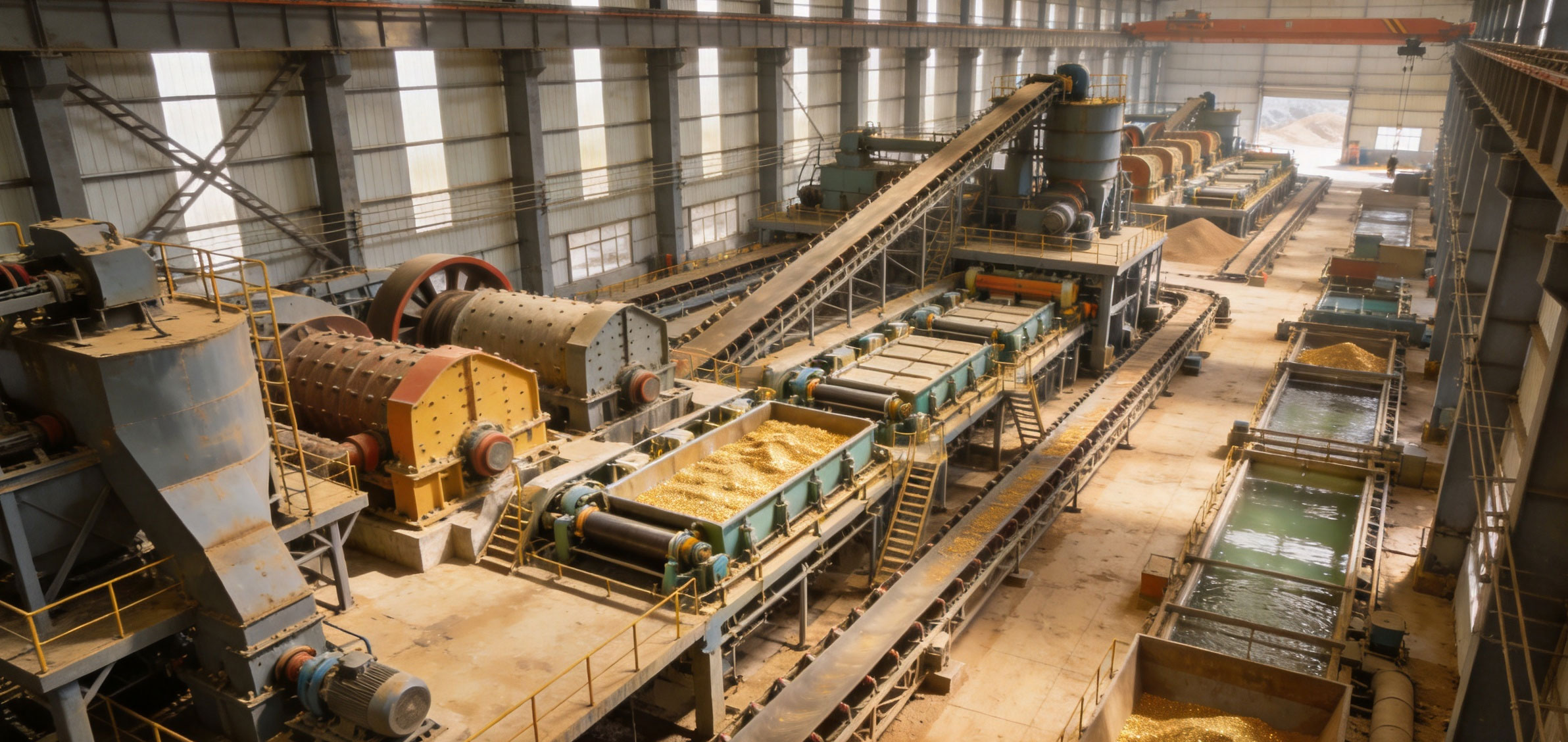 Gold Mining Processing Plant | Turnkey Solution for Gold Mineral Separation