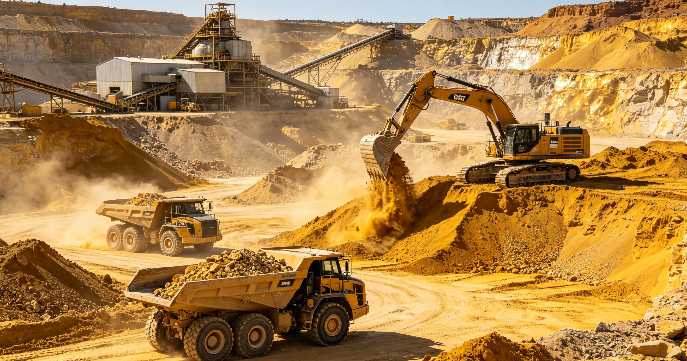 Gold mining site
