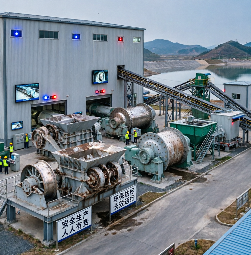 Gold extraction production line