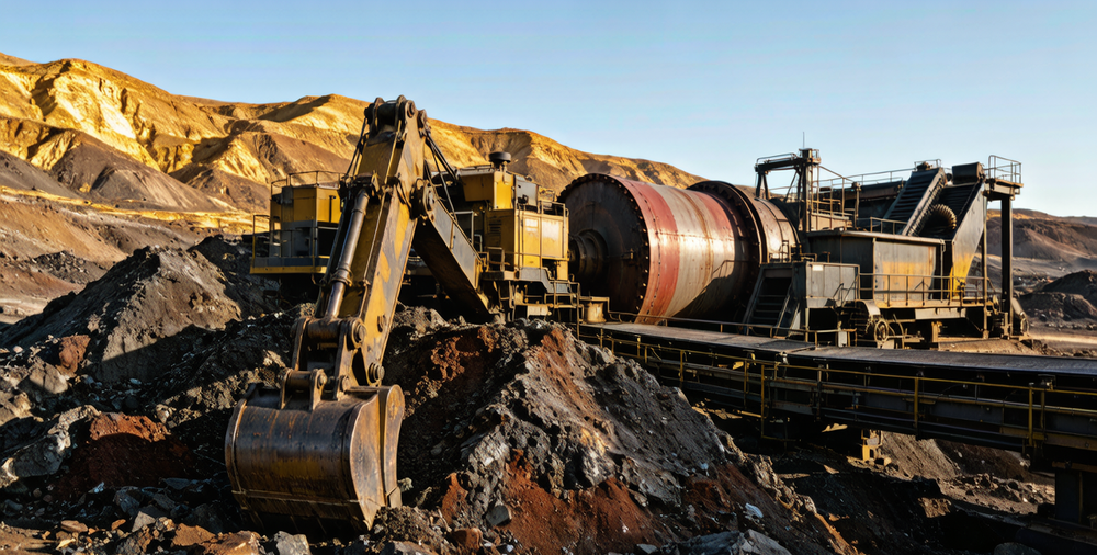 Gold ore processing plant