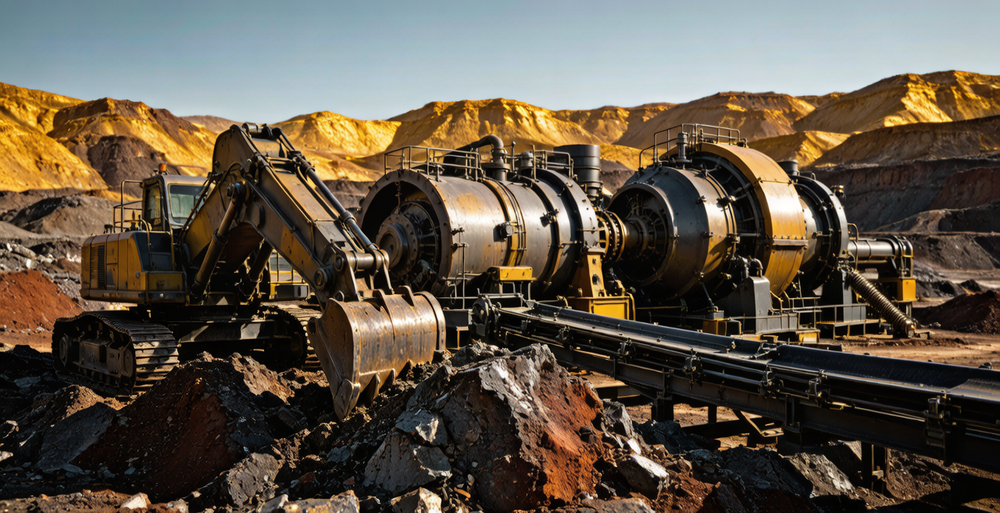 Gold extraction production line