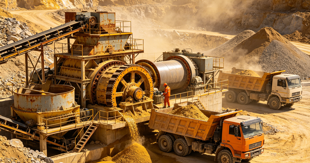 Professional Gravity Separation Gold Ore Processing Plant 5 Gravity separation gold processing plant