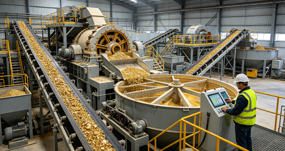 Easy Operation Gold Heap Leaching Production Plant