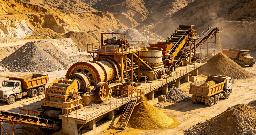 Industrial Gold Cyanidation Ore Processing Extraction Plant 1 Industrial Gold Cyanidation Ore Processing Extraction Plant