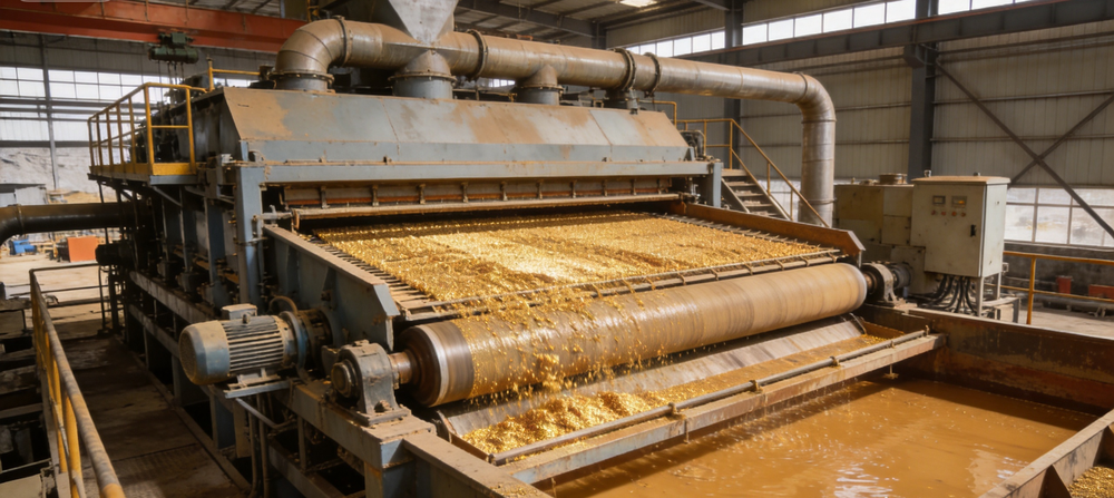Advanced CIL Carbon In Leach Gold Processing Plant 4 Vacuum filter machine, concentrate dewatering equipment, solid-liquid separation process scenario