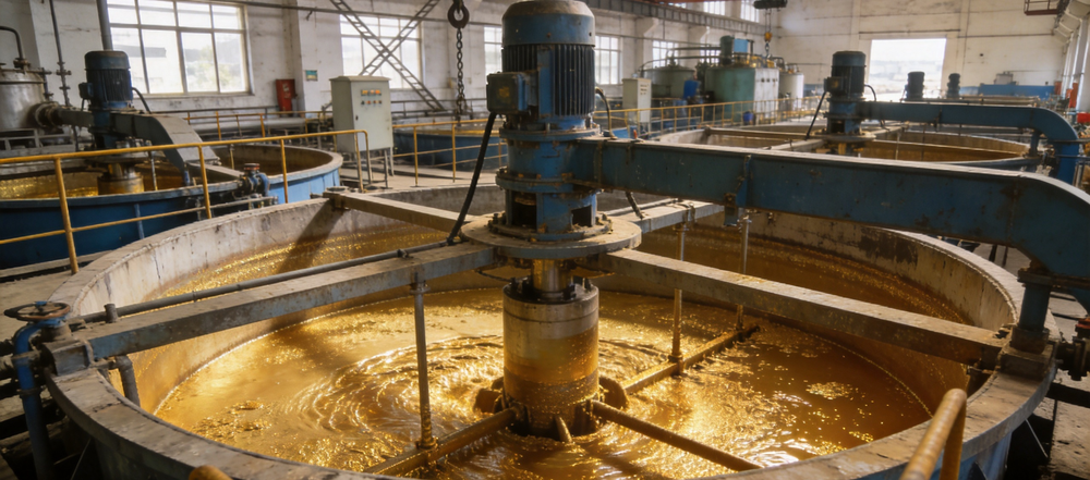 Industrial 20TPH Gold Ore Extraction Production Line 4 Gold ore concentration plant