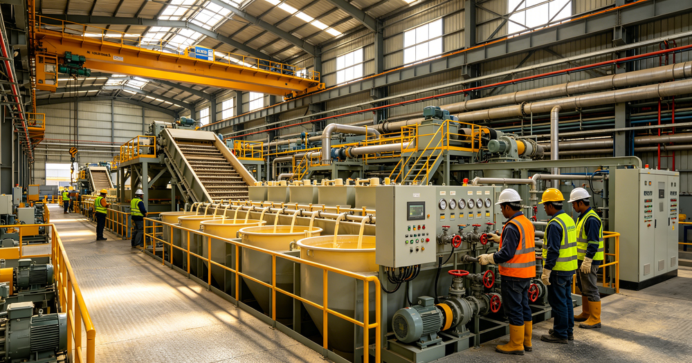 100TPD Gold Ore CIL Extraction Plant
