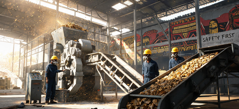 African Gold Mining Plant Workshop