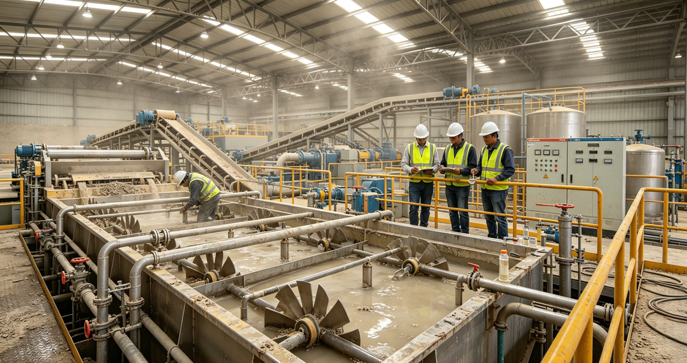 200TPD Hard Rock Gold Ore Processing Beneficiation Plant