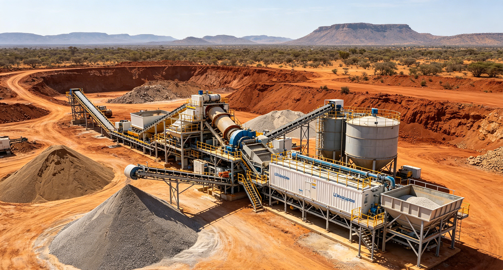 Turnkey lithium ore beneficiation production line 50-2000TPD