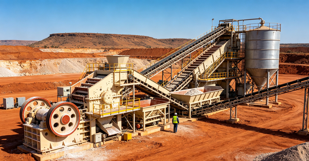 hard rock lithium ore beneficiation line