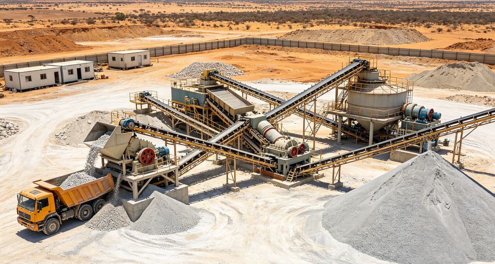 complete lithium ore beneficiation line