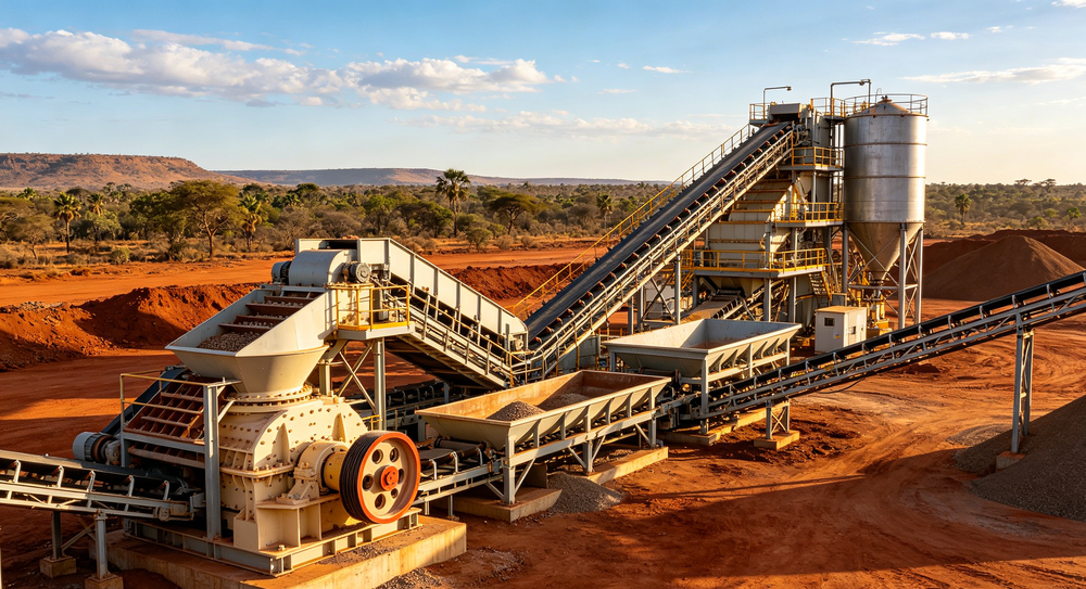 automated lithium ore beneficiation line