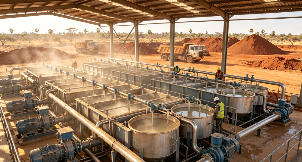 gravity separation lithium ore line