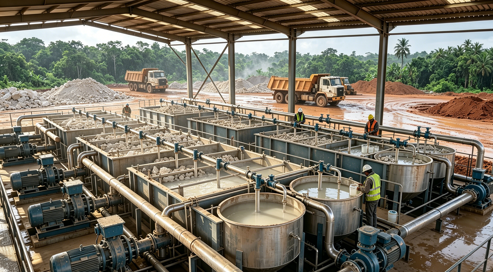 complete lithium mining processing plant