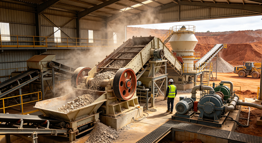 lithium raw material production line for lithium battery 4 low energy lithium ore beneficiation line