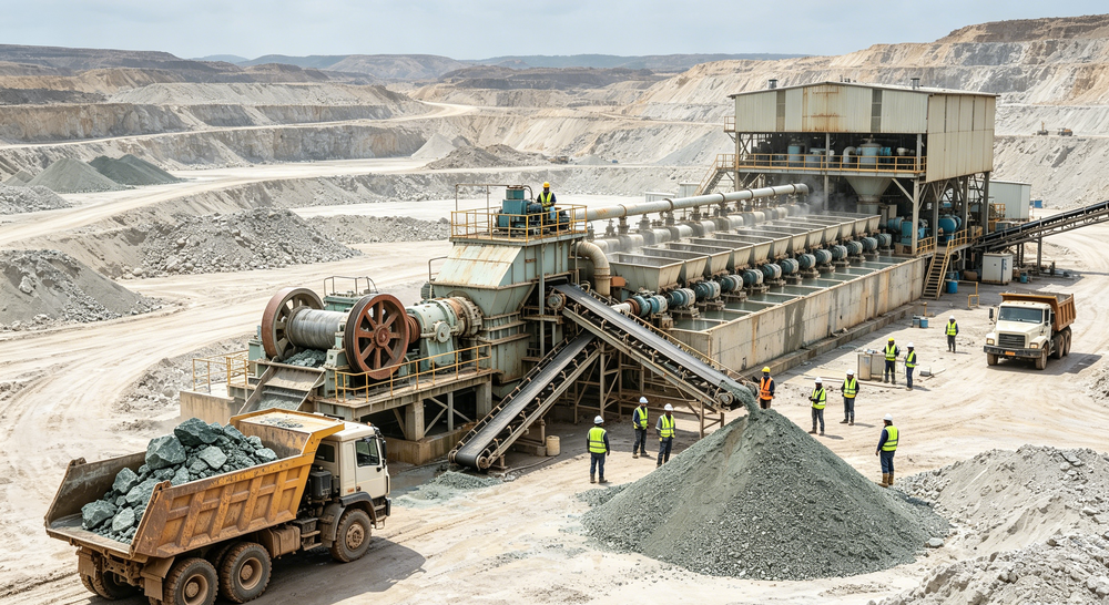 battery grade lithium ore line equipment 