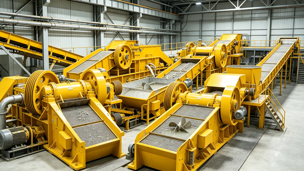spodumene ore beneficiation production line 