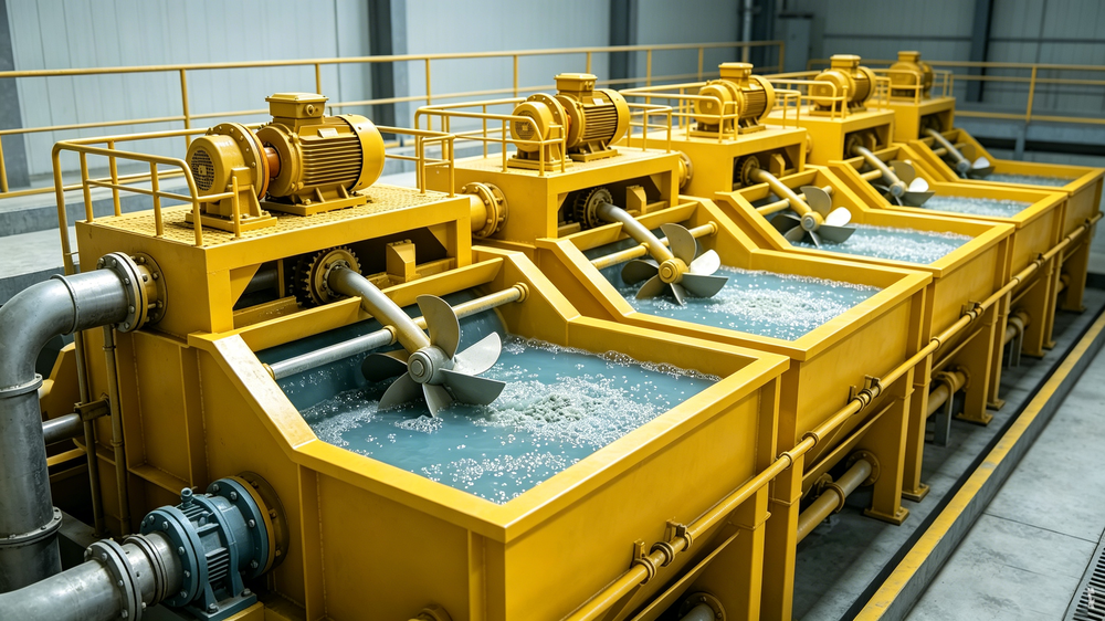 amblygonite processing line