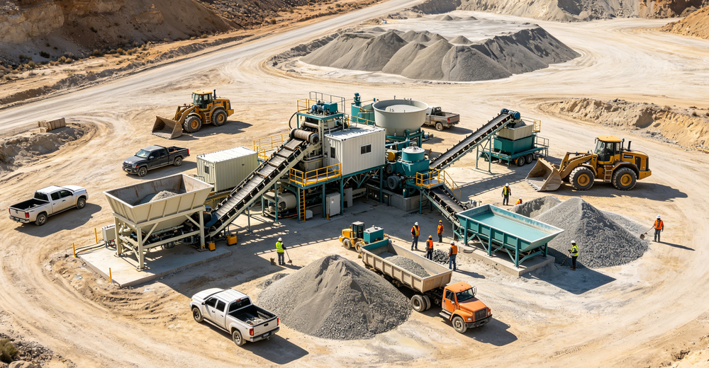 gravity separation lithium ore line