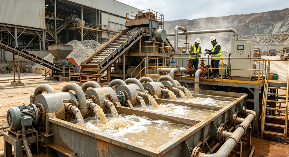 flotation process lithium ore production line